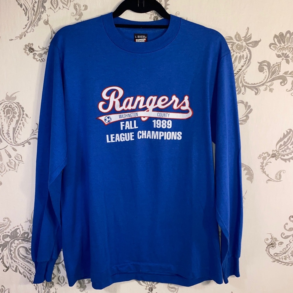 Vintage Screen Stars Best‎ Single
Stitch T-Shirt 1989 Rangers
Washington County
